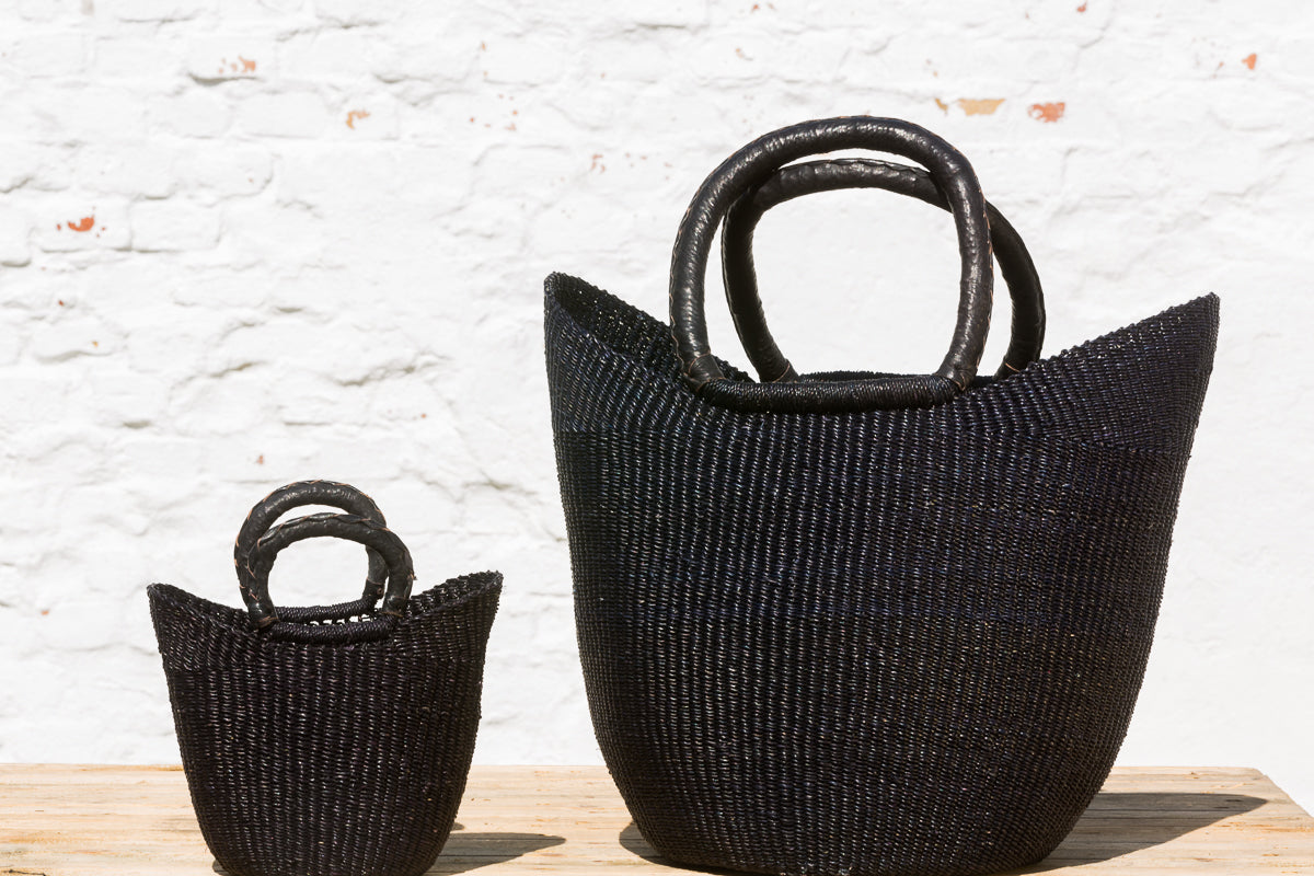 BOLGA SHOPPING KURV SORT - fair trade