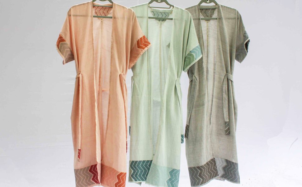 KONJO lounge "kimono" - Fair Trade fra Sabahar