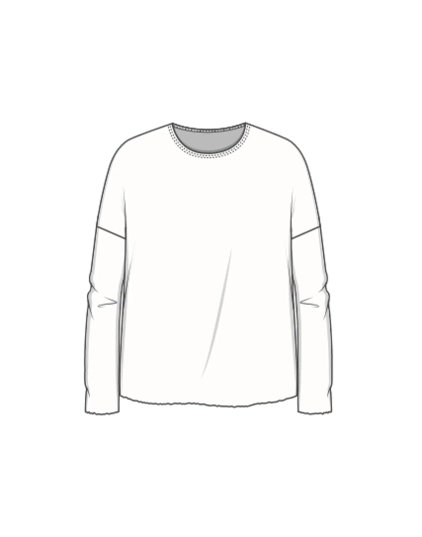 By Basics GENSER MED RUND HALS I REN ULL 4025 - fine høstfarger!