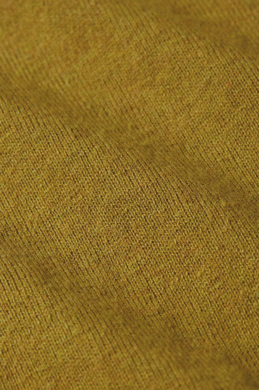 COCOON CARDIGAN RUND HALS CURRY YELLOW fra King Louie