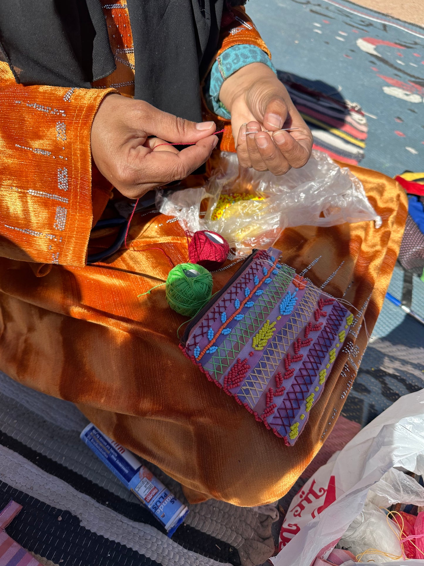 # 73 Sinai Brodert liten pung