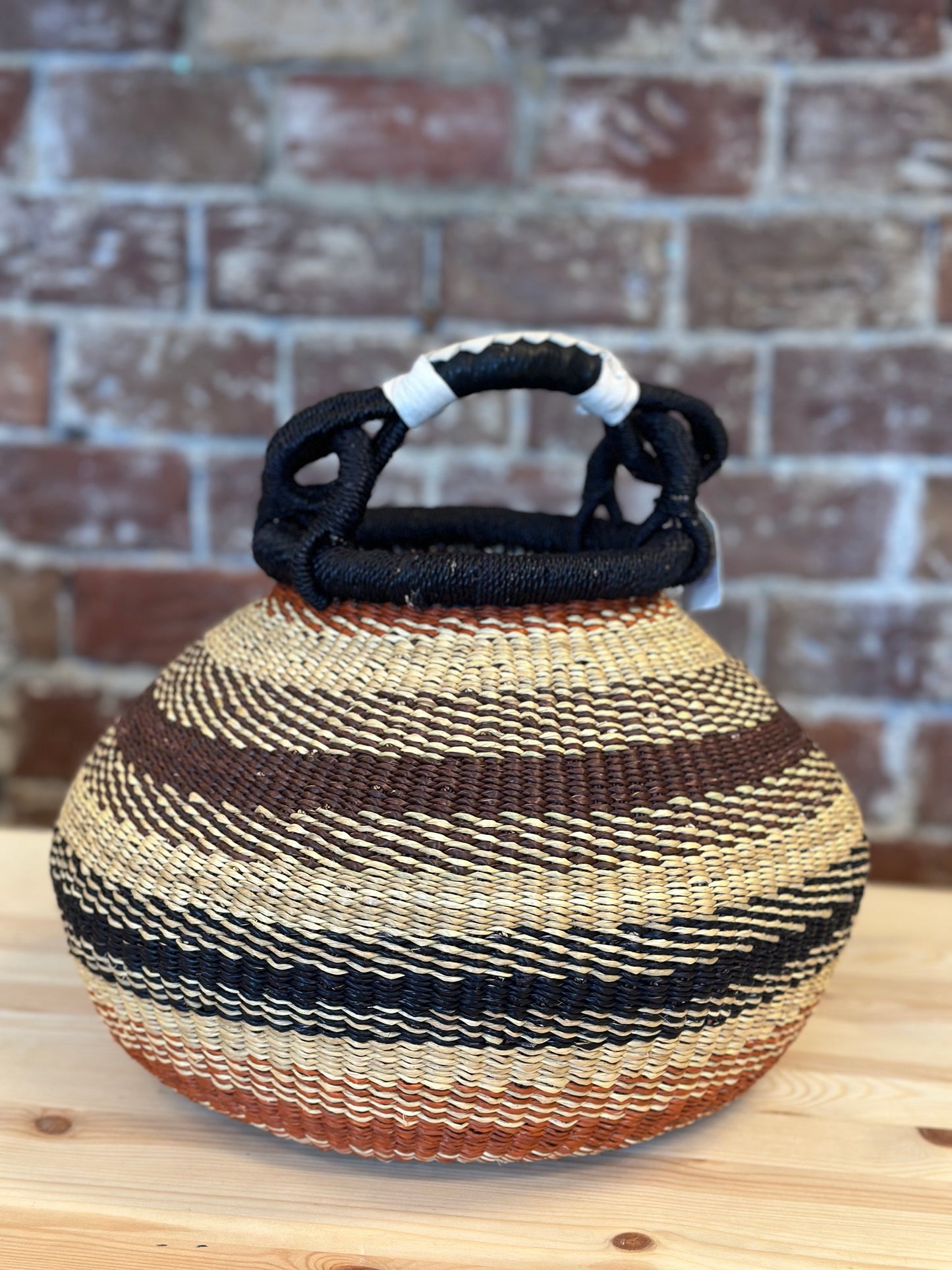 NR. 97 POT KURV FRA BABATREE str. M - FAIR TRADE FRA GHANA