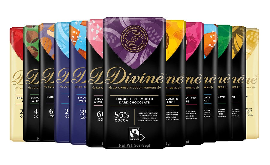 DIVINE 60% MØRK SJOKOLADE PINK HIMALAYA SALT 90 GRAM