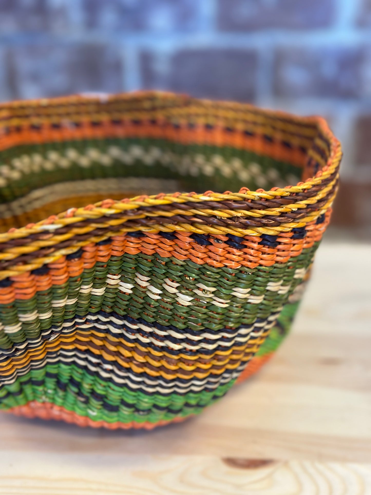 NR. 110 PAKURIGO WAVE TINY KURV fra Baba Tree - Fair Trade fra Ghana