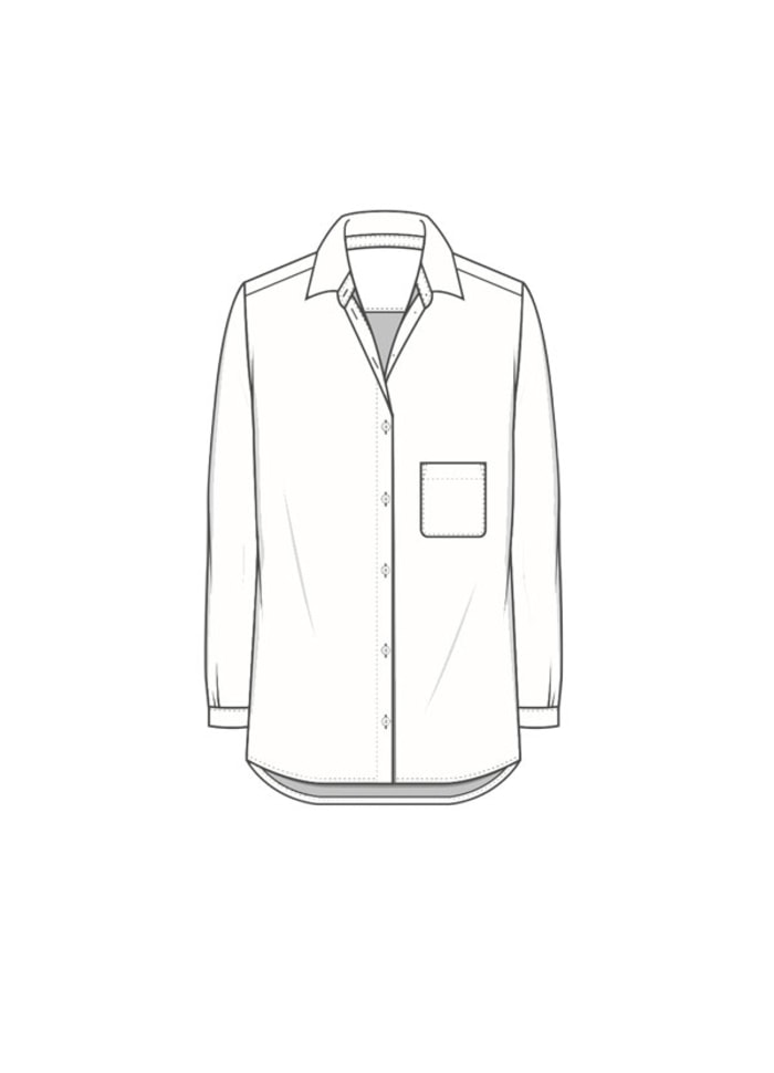 BY BASICS OWN SKJORTE I REN LIN 12010 - SLOWFASHION