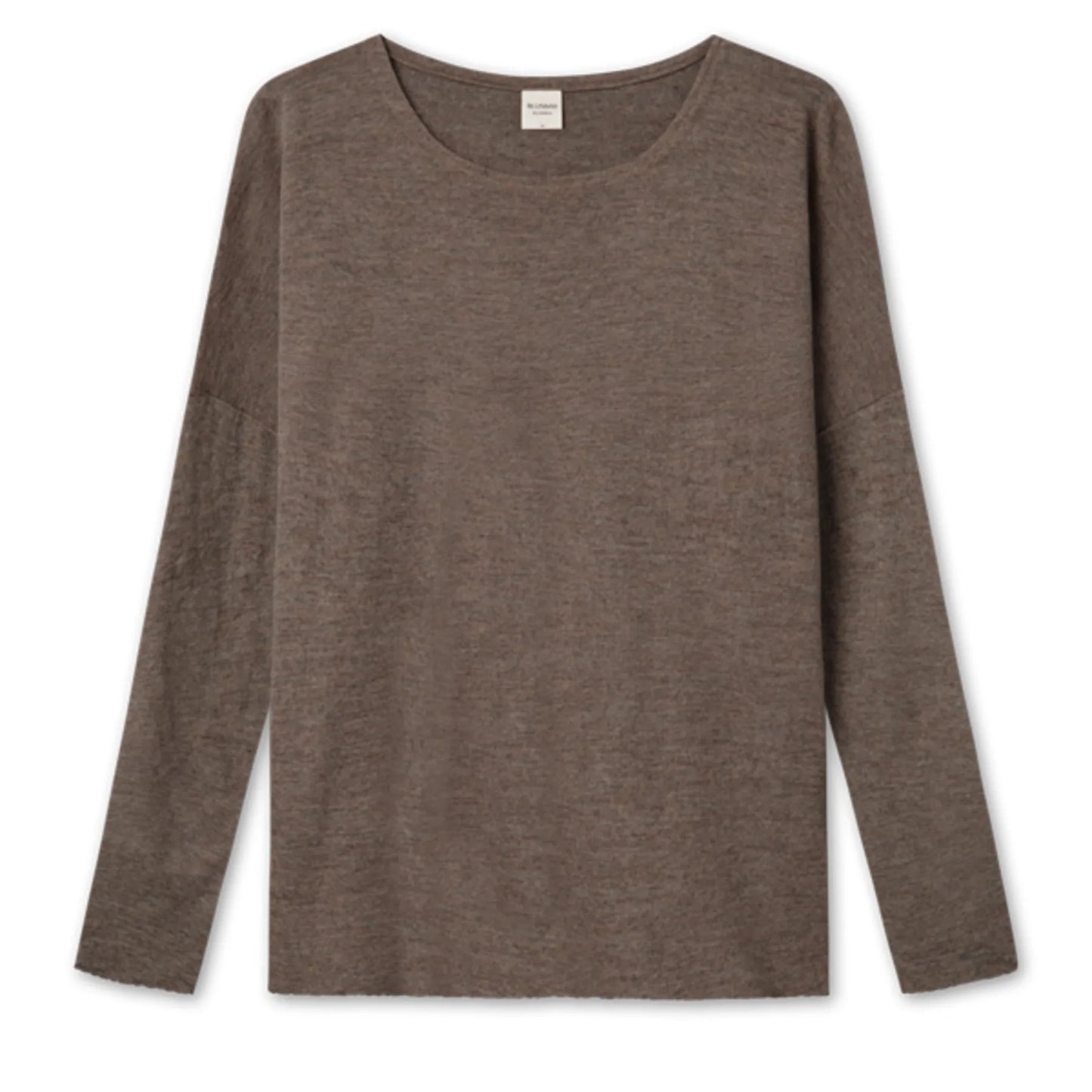 By Basics GENSER MED RUND HALS I REN ULL 4025 - fine høstfarger!