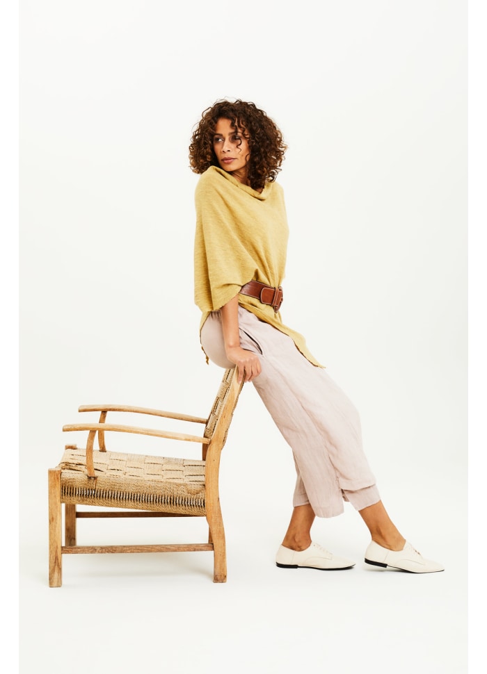 By Basics MERINO ULL poncho 1001 - flere farger å velge i!