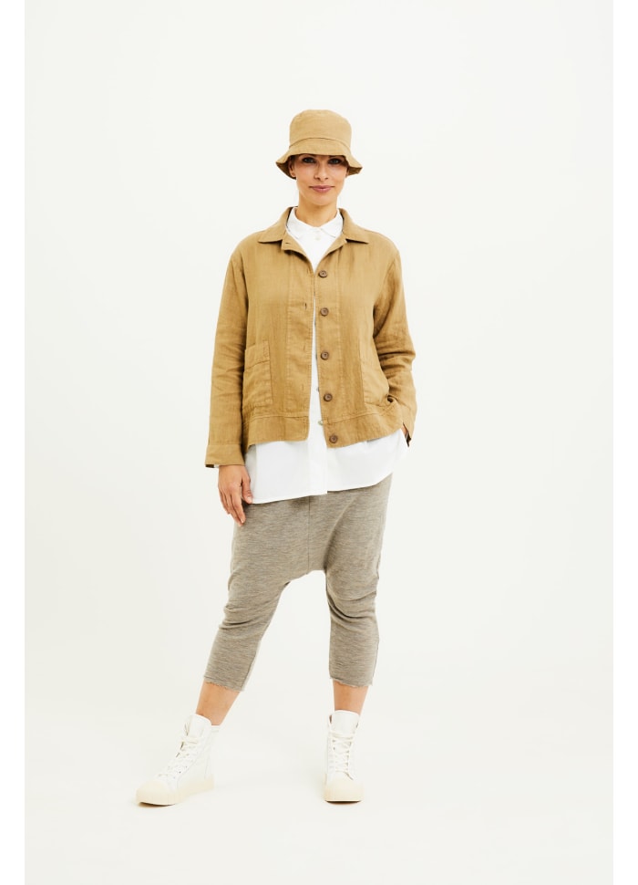 OWN BY BASICS KORT LINJAKKE - FLERE FARGER!