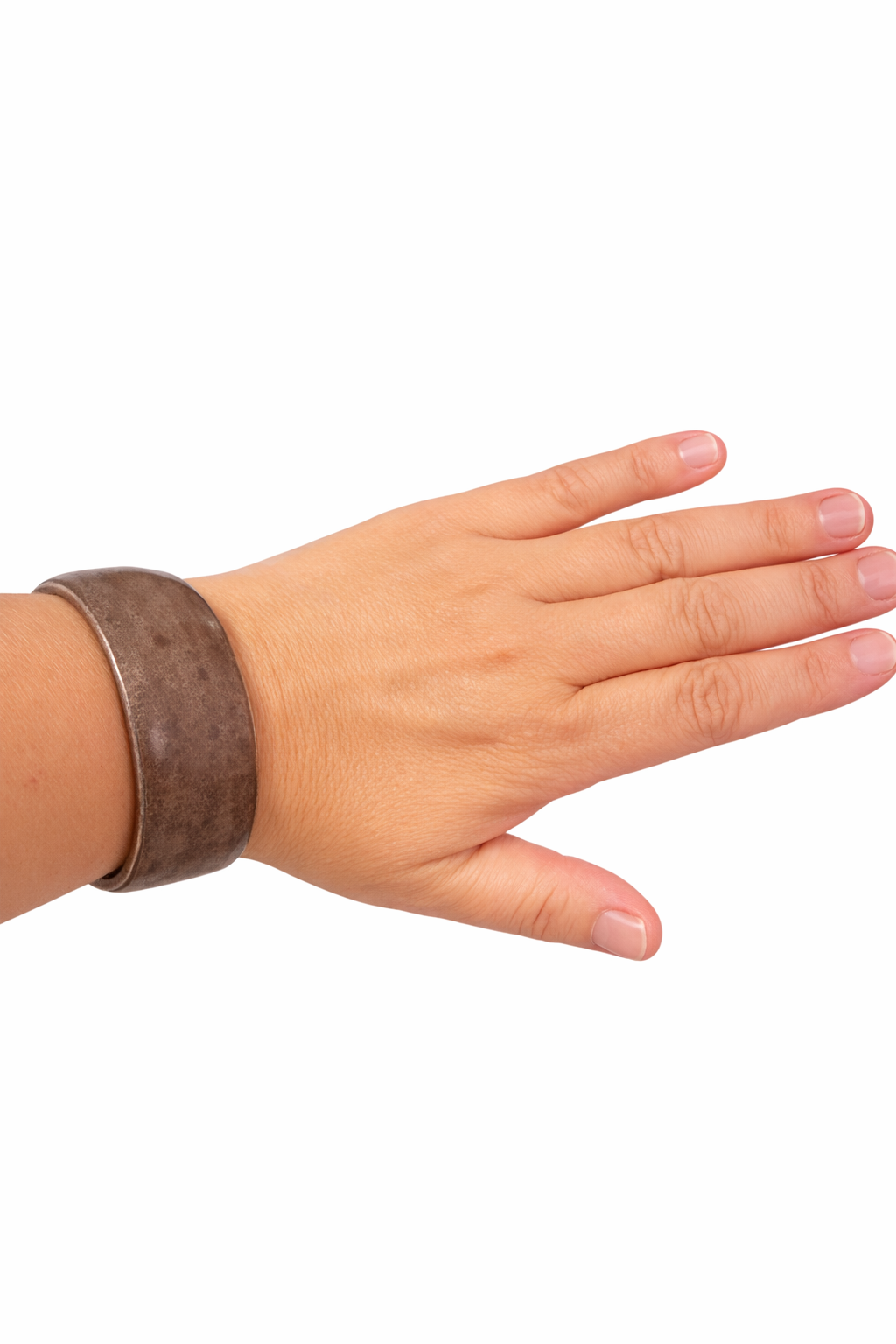 Tuareg lær armbånd - mørk lilla