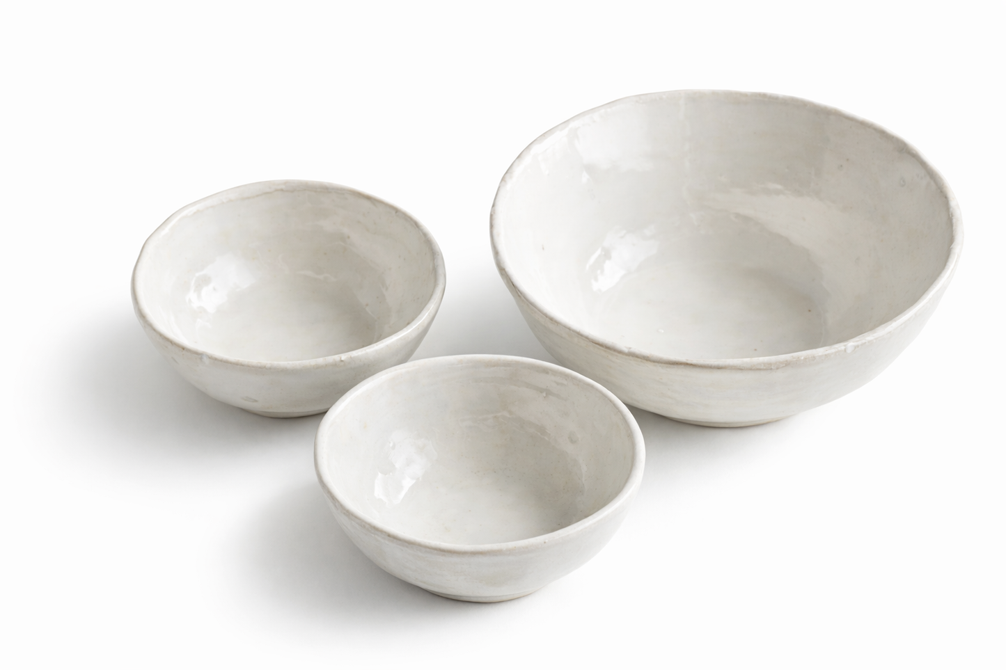 Wonki Ware Saltskål plain white