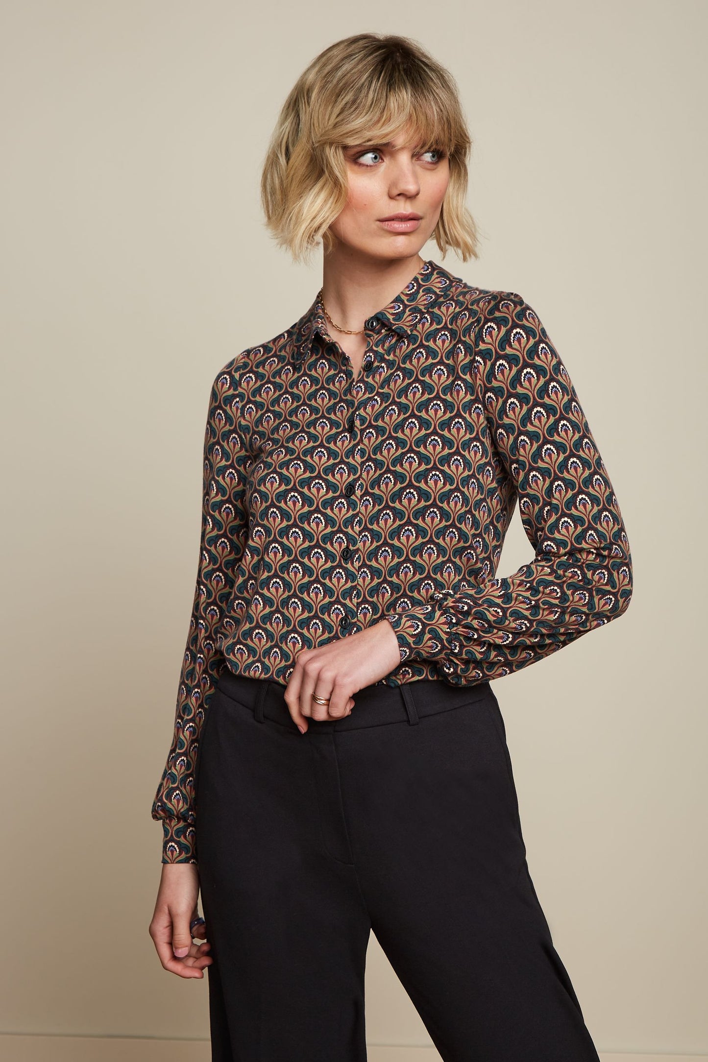 MAISIE BLUSE JUBILEE ECOVERO - dragonfly green
