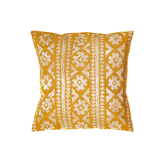 Tribal Textiles Atlas Moroccan cracle mustard pute 46 x 46 cm