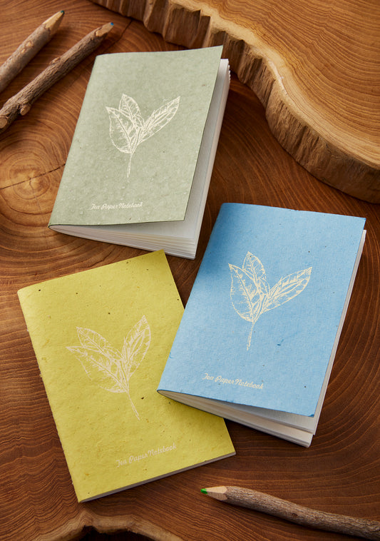 Mini notatbok te-papir - 3 pakning