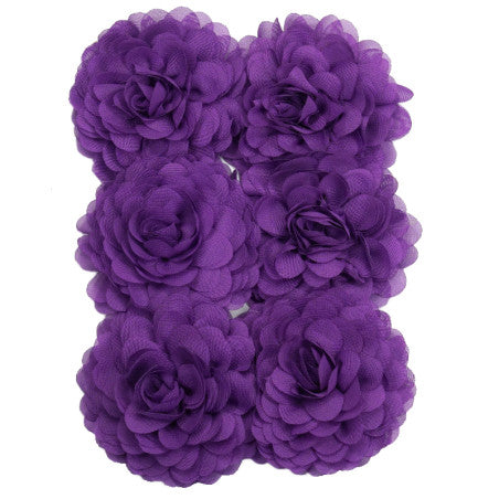 HÅRBLOMST CHIFFON LILLA