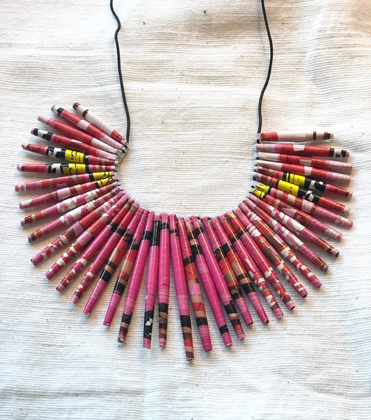 QUAZI PAPER SMYKKE PINK - LEKKERT FRA SWAZILAND