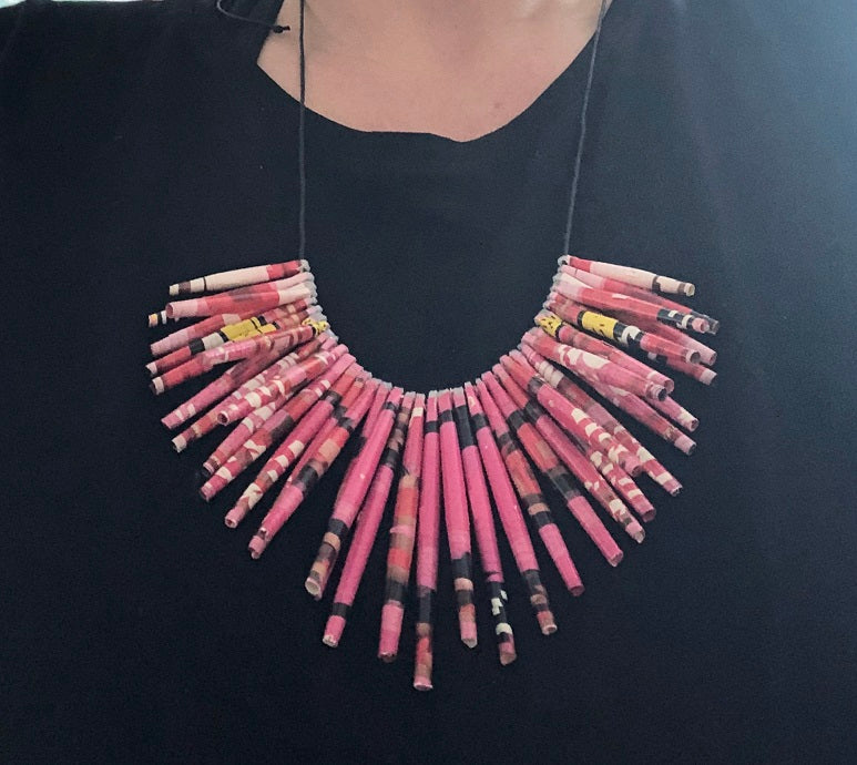 QUAZI PAPER SMYKKE PINK - LEKKERT FRA SWAZILAND